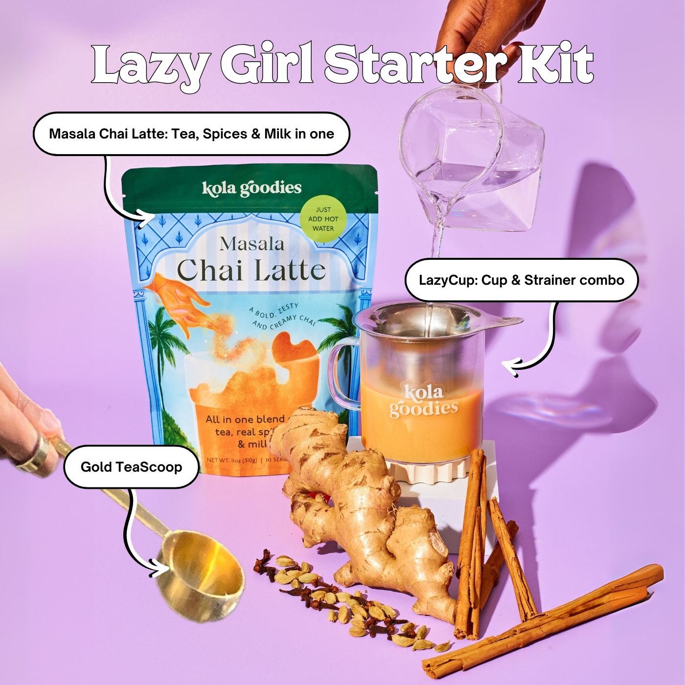 Lazy Girl Starter Kit (Masala Chai)