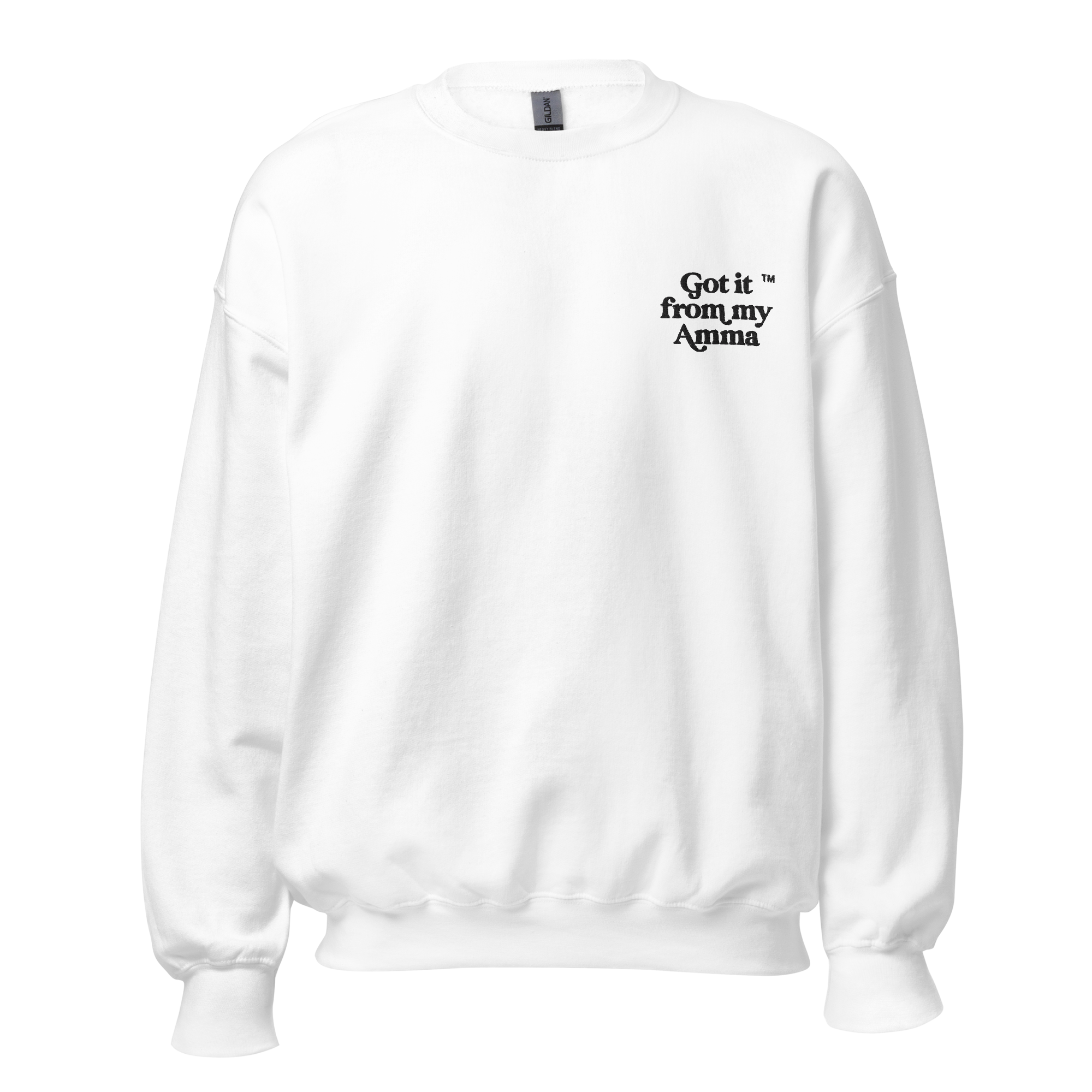 Got it from my Amma™ Embroidered Sweatshirt (white)